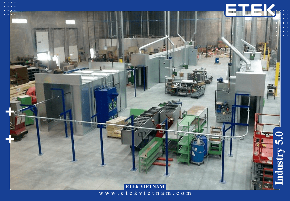 SỬA CHỮA DÂY CHUYỀN SƠN KHI XẢY RA LỖI THIẾT BỊ PHUN VÀ SẤY