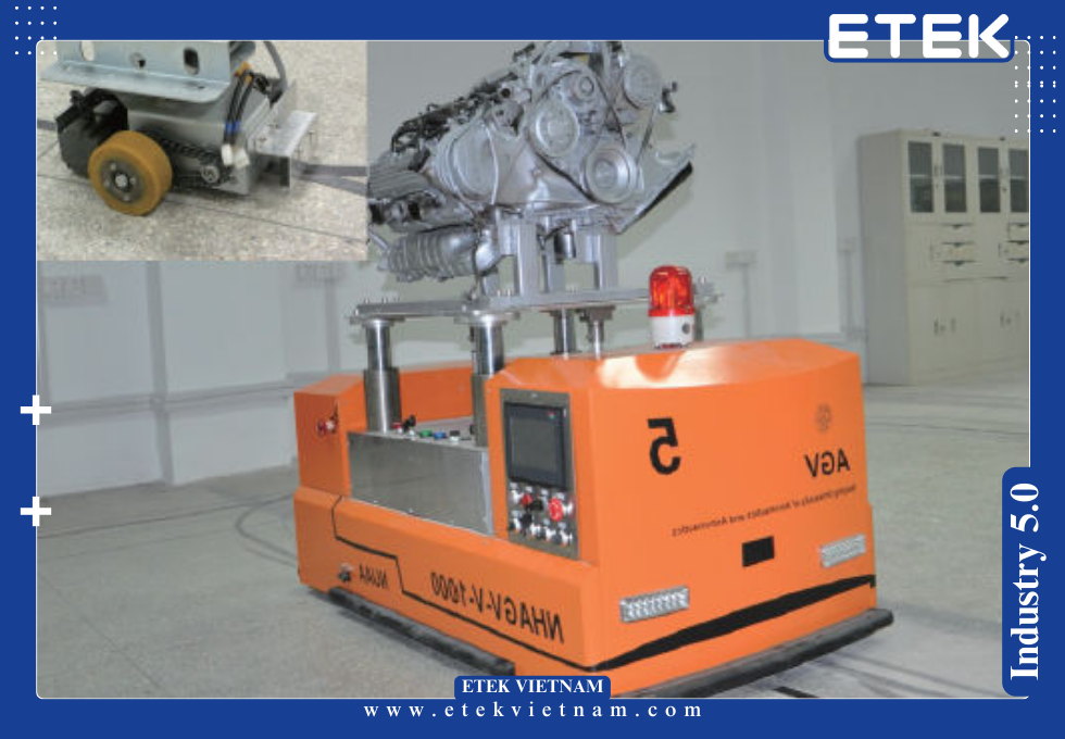 AGV DẪN ĐƯỜNG BẰNG VẠCH TỪ