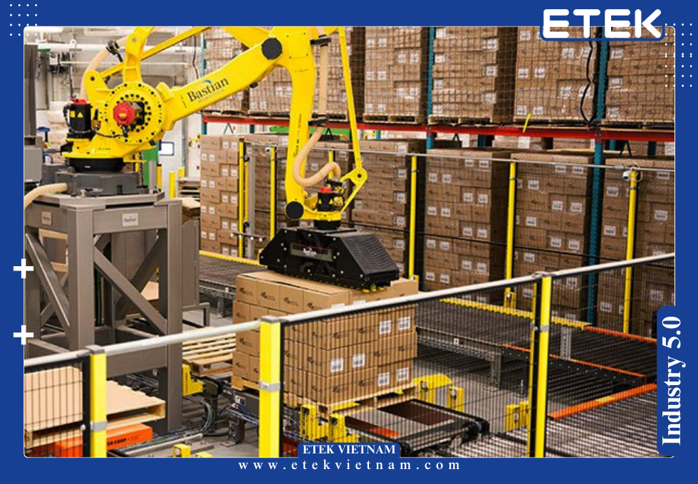 *HỆ THỐNG XẾP PALLET BẰNG ROBOT CÔNG NGHIỆP *
