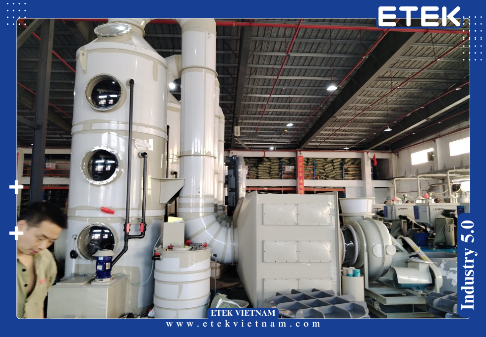 HỆ THỐNG XỬ LÝ KHÍ THẢI NHÀ MÁY THỰC PHẨM CHẾ BIẾN THỦY SẢN