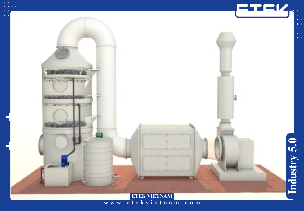 HỆ THỐNG XỬ LÝ KHÍ THẢI CHỨA HỢP CHẤT HỮU CƠ DỄ BAY HƠI VOCs
